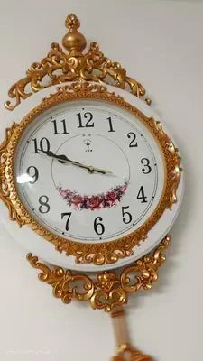 Large Luxury Gold Wall Clock Living Room Silent Creative Swing Wall watches Bedroom Quartz Clocks Wall Home Decor - PhishStones Products