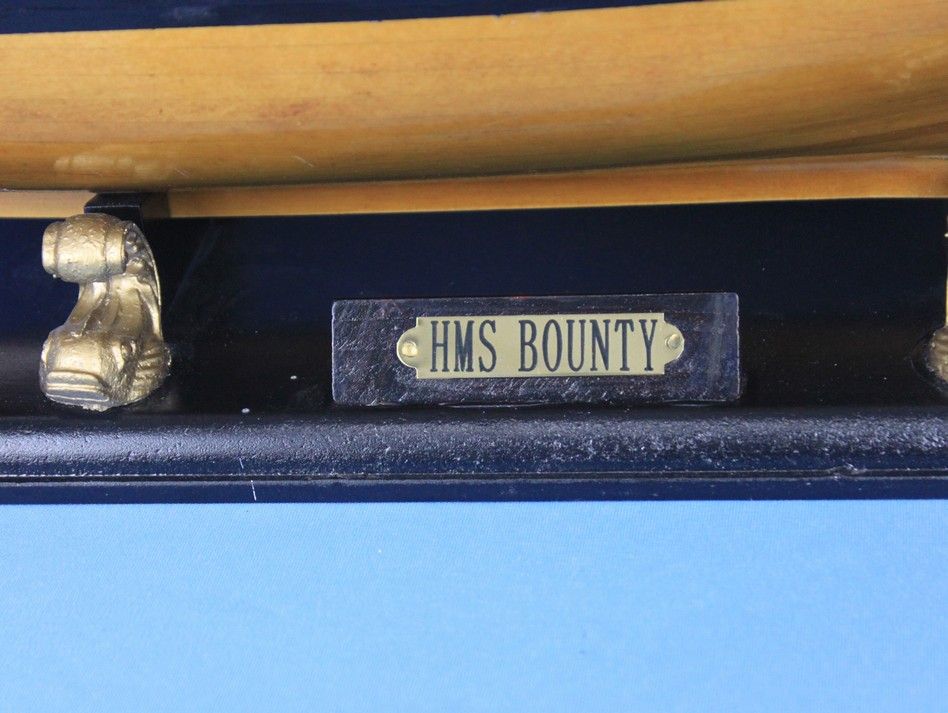 Wooden HMS Bounty Tall Model Ship 34""