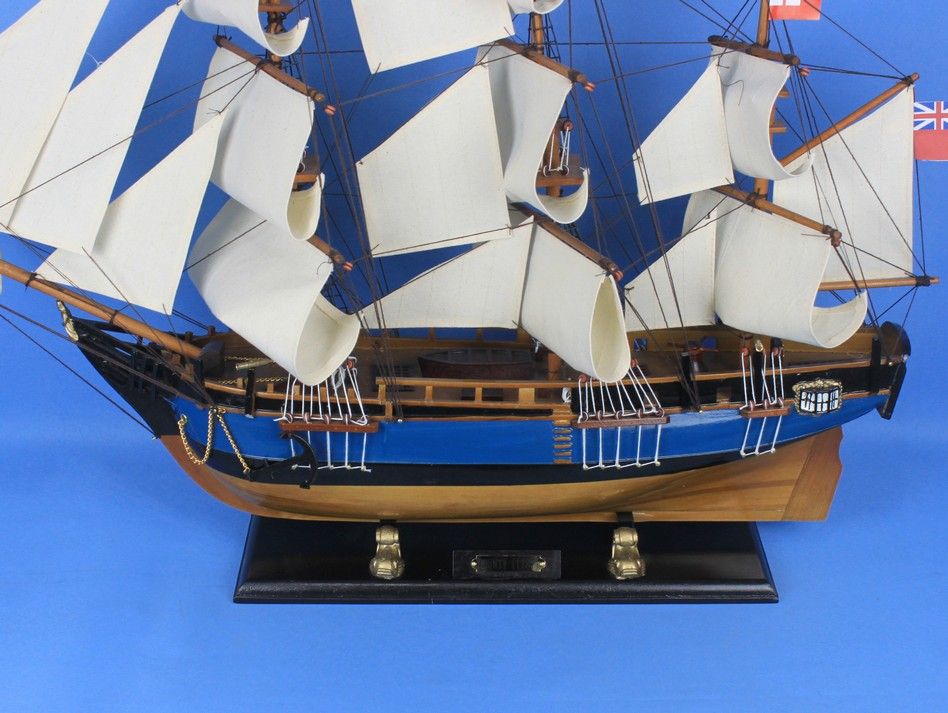 Wooden HMS Bounty Tall Model Ship 34""
