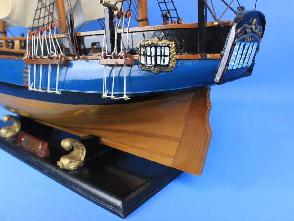 Wooden HMS Bounty Tall Model Ship 34""