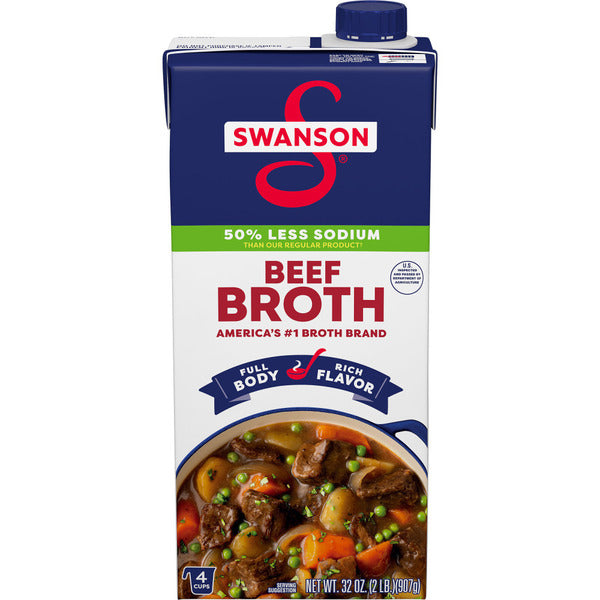 Swanson's Lower Sodium Beef Broth