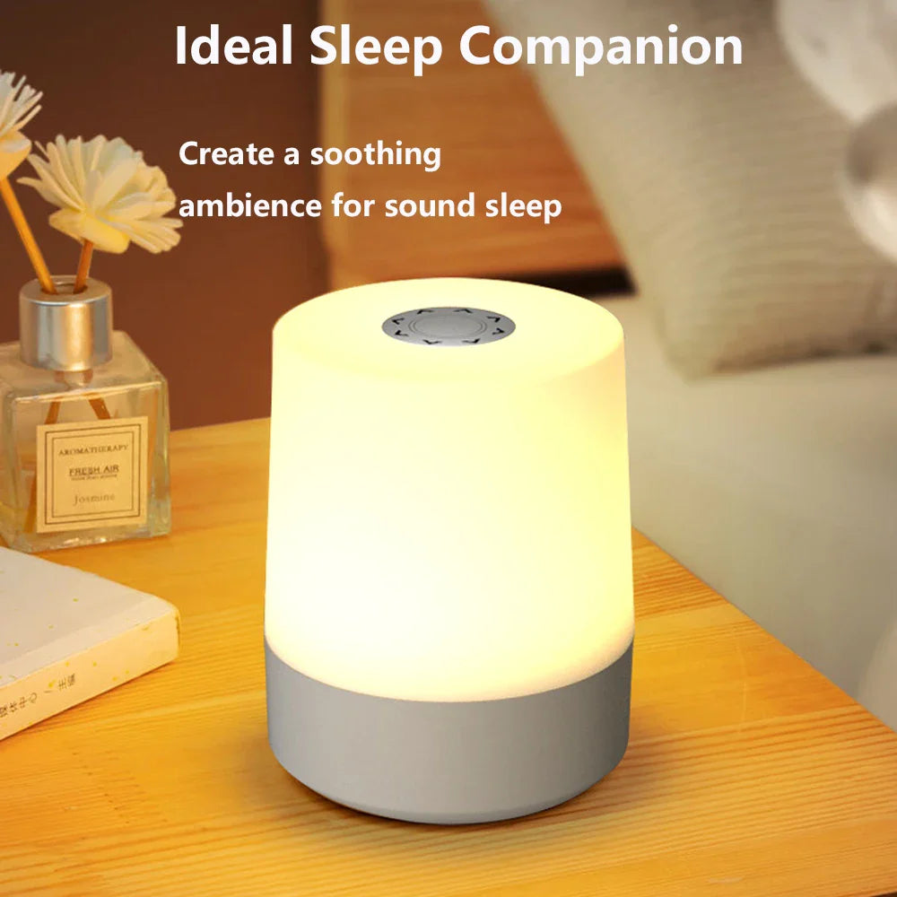 LED Touch Night Light USB Rechargeable 3 - Color Dimmable Table Lamp with Remote – Bedside Bedroom Decor - PhishStones Products