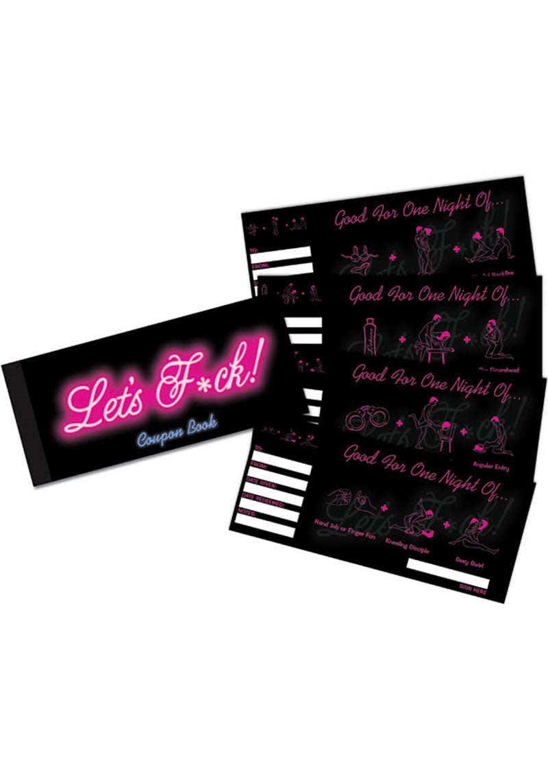 Let's F*ck Coupons (20 Per Book) - PhishStones Products