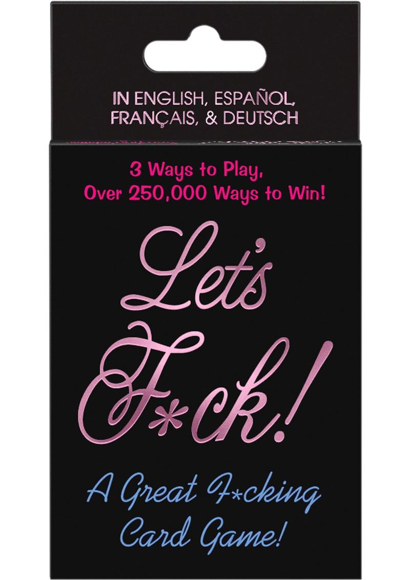Let's F*ck! Sex Position Card Game - PhishStones Products
