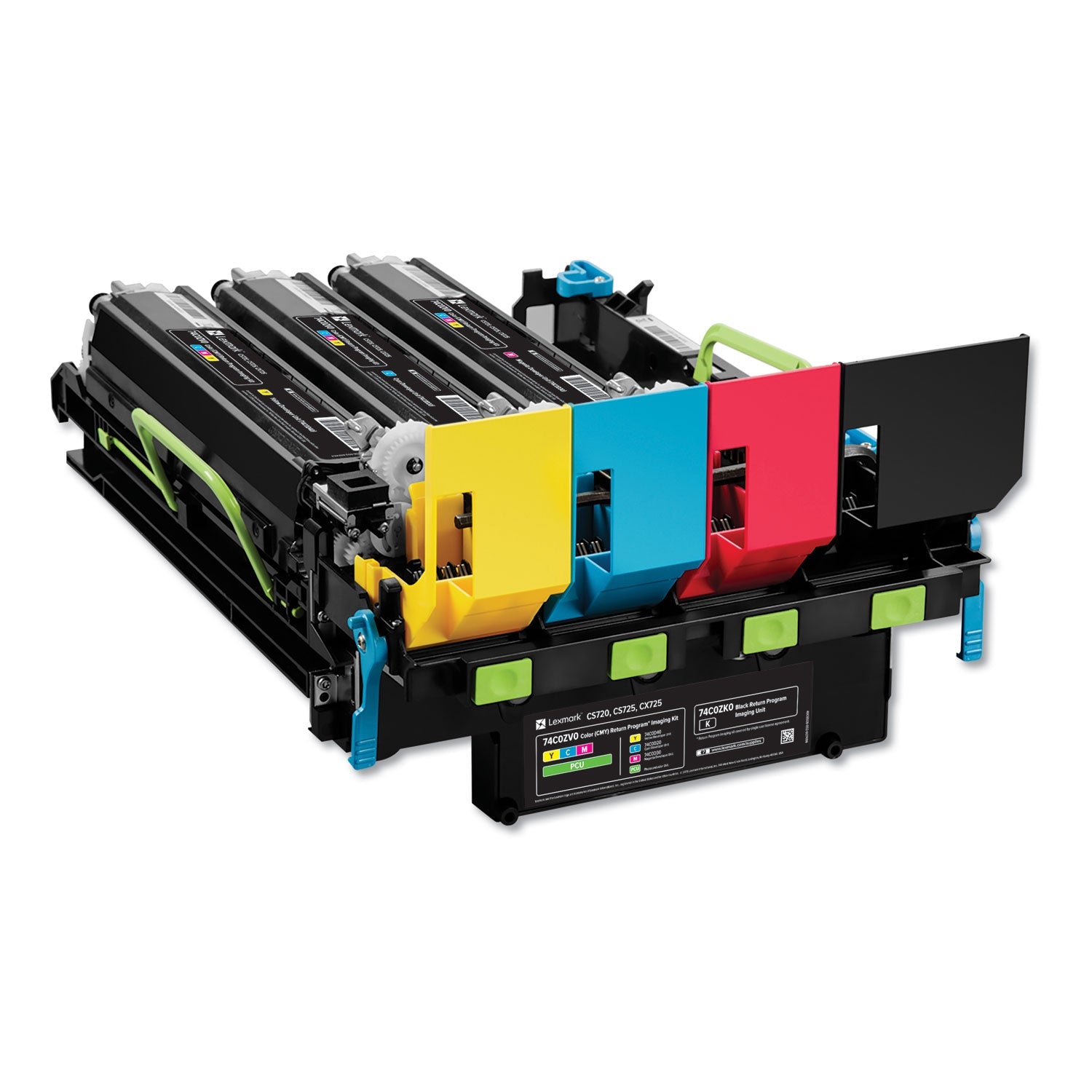Lexmark 74C0ZV0 Return Program Imaging Kit, 150,000 Page - Yield, Cyan/Magenta/Yellow - PhishStones Products