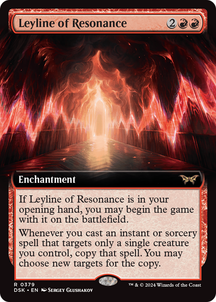 Leyline of Resonance (DSK - 379) - Duskmourn: House of Horror: (Extended Art) - PhishStones Products