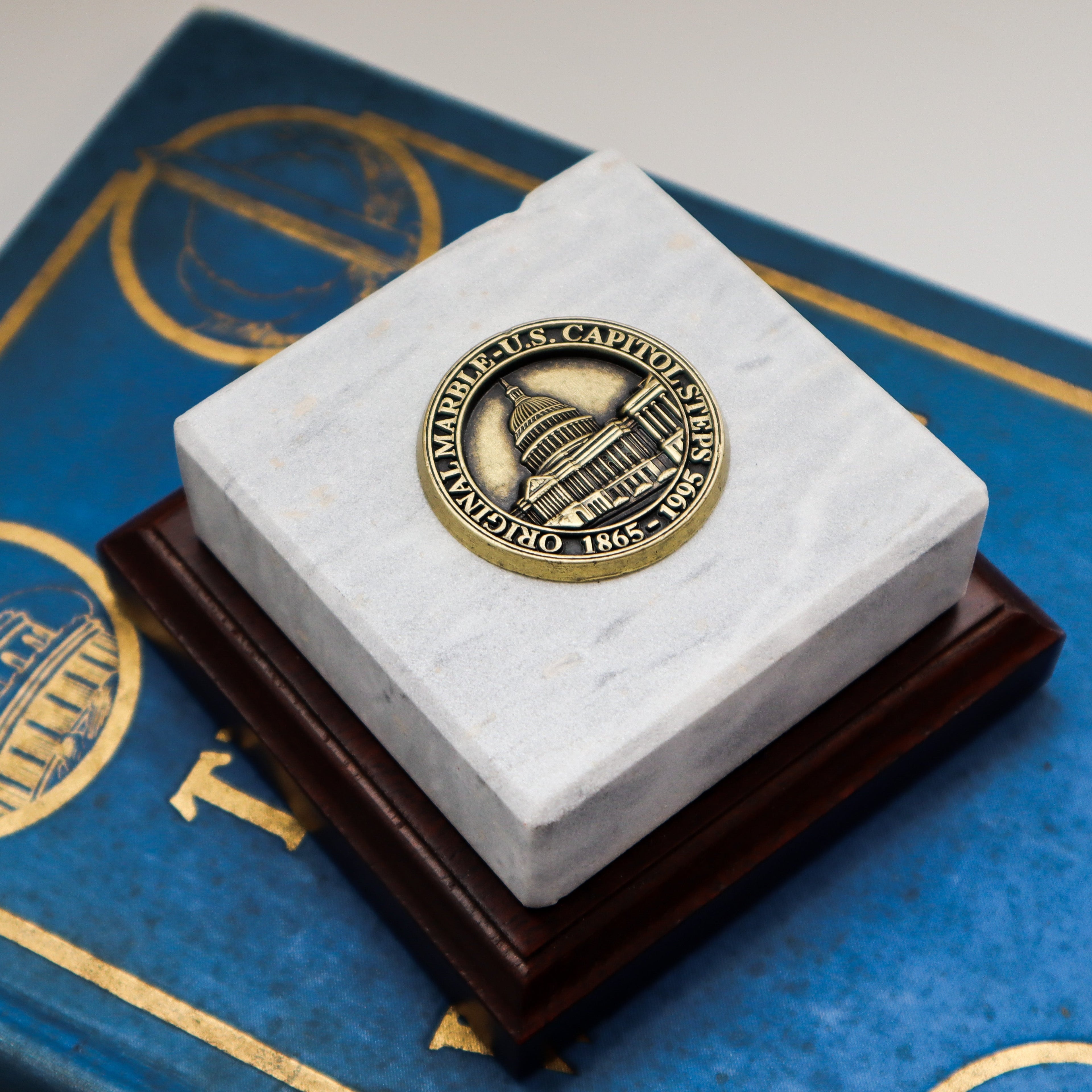 Marble Paperweight With Base