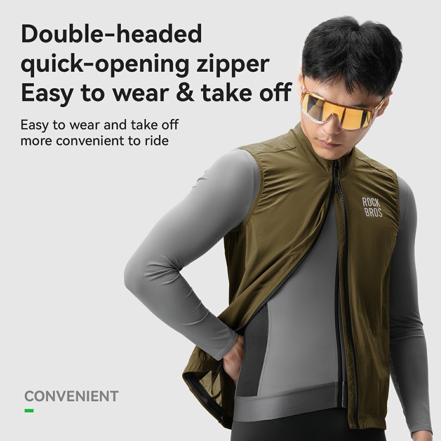 Windproof Cycling Vest Unisex