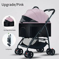Lightweight Foldable Pet Stroller for Small and Medium Dogs & Cats Portable Outdoor Pet Carrier on Wheels - PhishStones Products