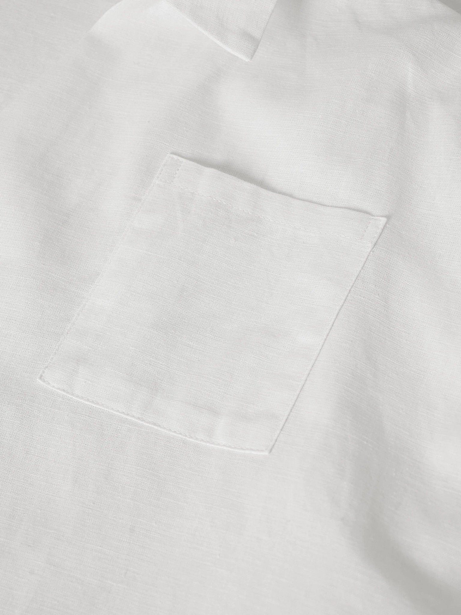 Linen Plaid Oversized Fit Pocket Shirt - PhishStones Products