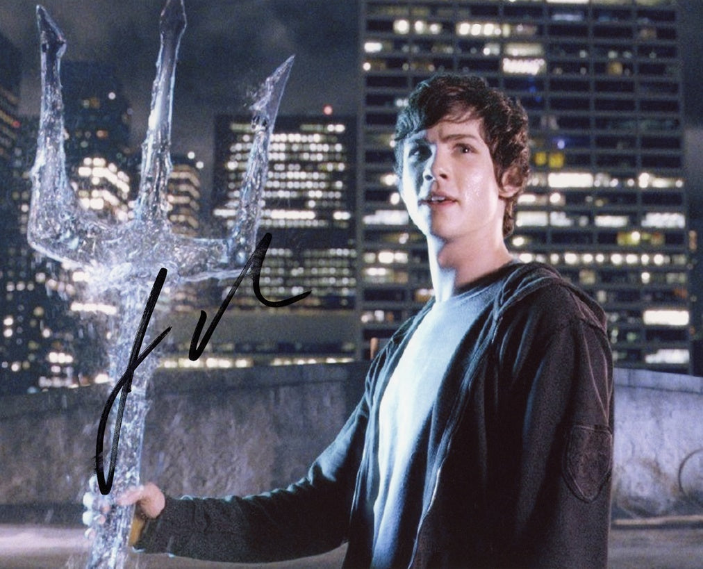 Logan Lerman Signed 8x10 Photo