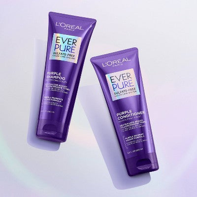L'Oreal Paris EverPure Purple Shampoo & Conditioner Kit 6.8 fl oz - New - PhishStones Products
