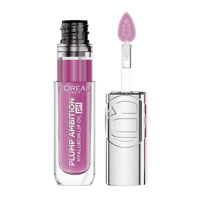 L'Oreal Paris Plump Ambition Hyaluron pH Lip Oil Plumping Lip Gloss Coral 0.16 fl oz - New - PhishStones Products