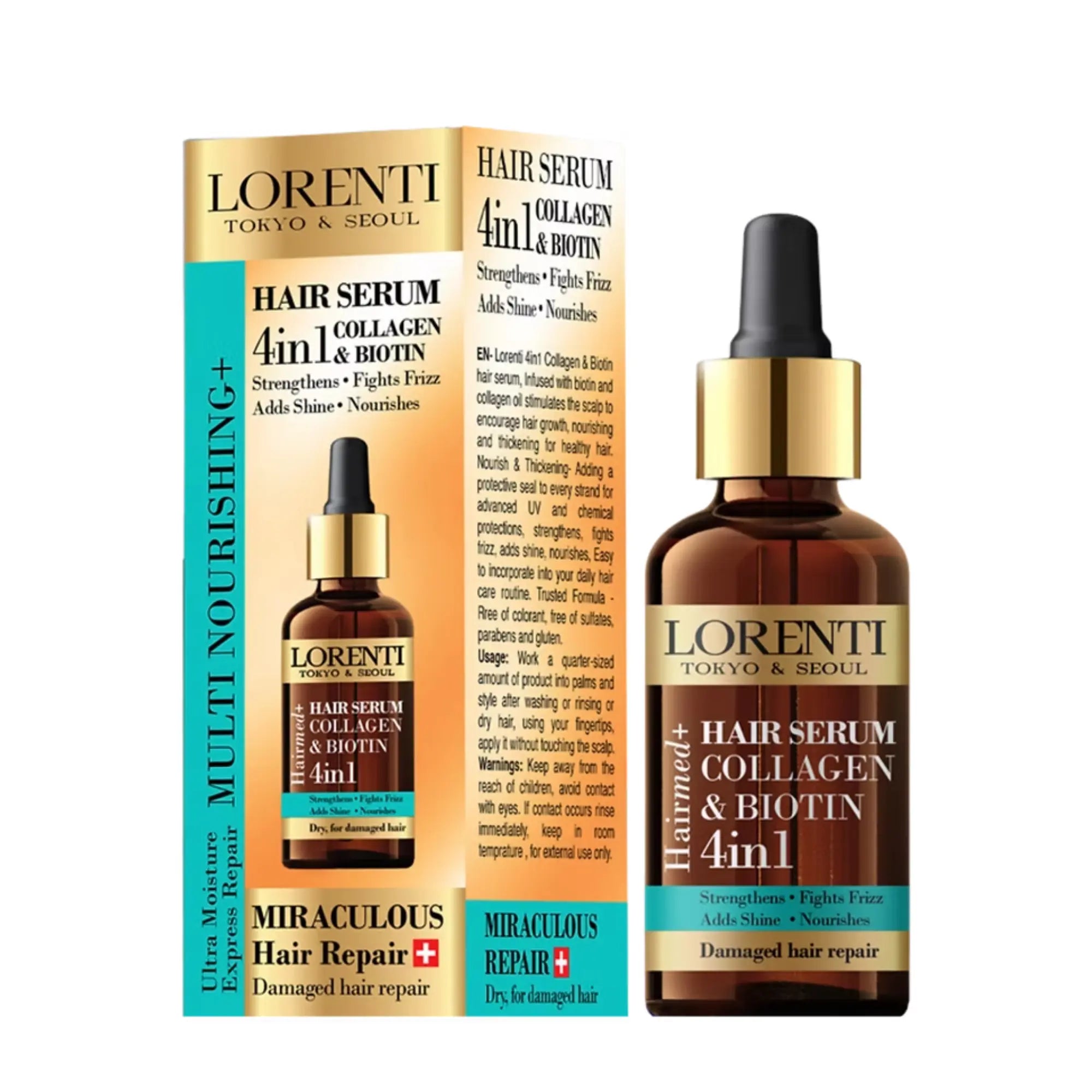 Lorenti Hair Serum Collagen & Biotin 50ml