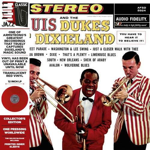Louis Armstrong - Louis Armstrong and the Dukes of Dixieland (Limited Deluxe Edition, Red Vinyl) (LP) - PhishStones Products