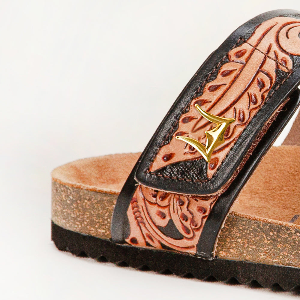 Loyal West Deen Canyon Sandals - Handtooled Leather - PhishStones Products
