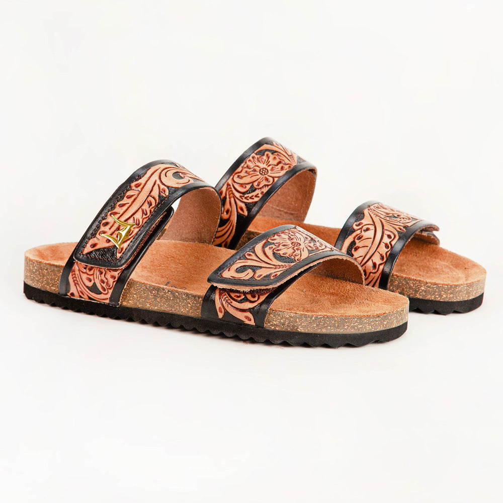 Loyal West Deen Canyon Sandals - Handtooled Leather - PhishStones Products