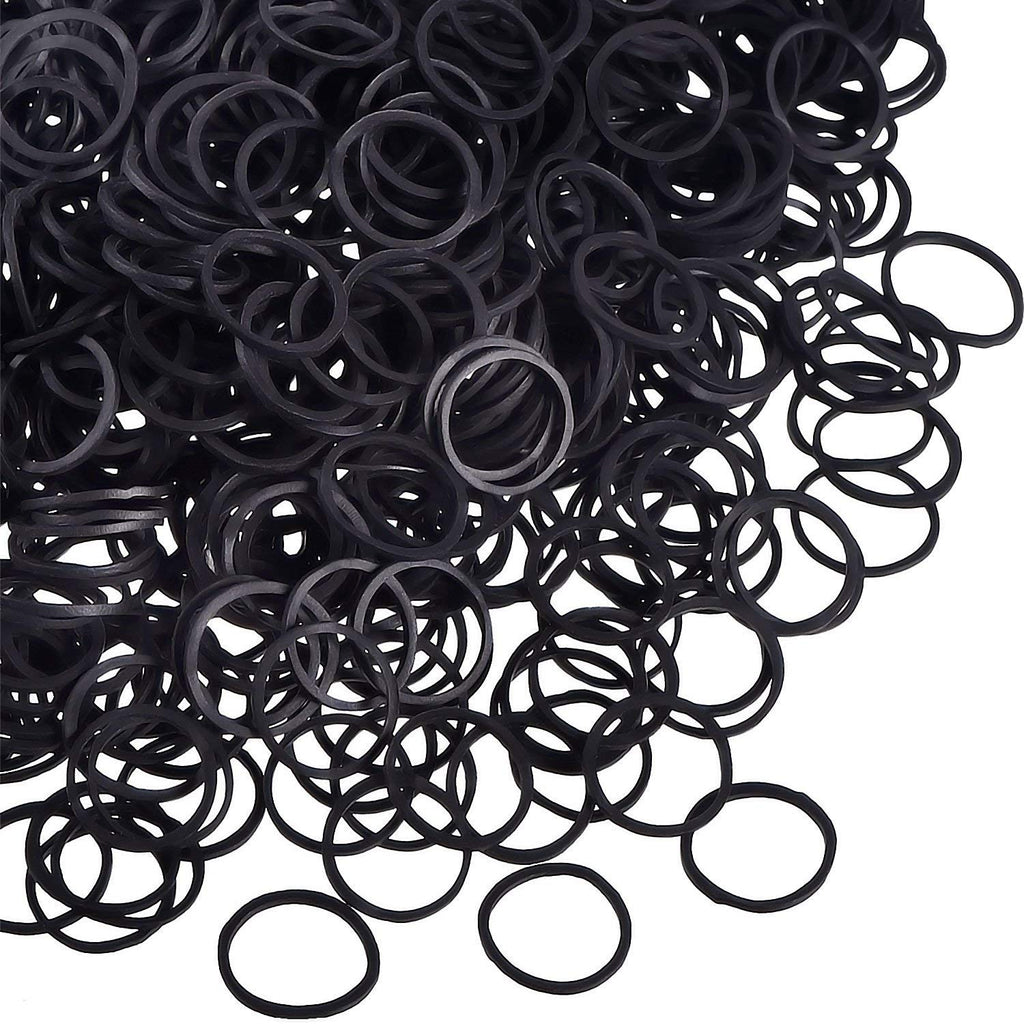 LQQKS PONYHOLDER BAND BLACK 500PC/PK - PhishStones Products