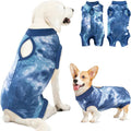 Lukovee Recovery Suit for Dogs, Onesie Surgery Recovery Suit for Female Male Dogs, Abdominal Wounds Cone E - Collar Alternative Prevent Licking Spay Recovery Suit (TBL,L) - PhishStones Products