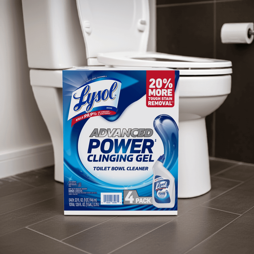 Lysol Advanced Toilet Bowl Gel Cleaner 32 fl. oz., 4 pk. - PhishStones Products