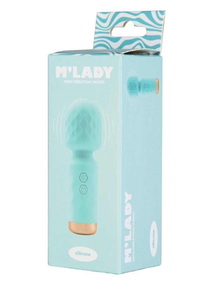 M'lady Rechargeable Silicone Mini Vibrating Wand