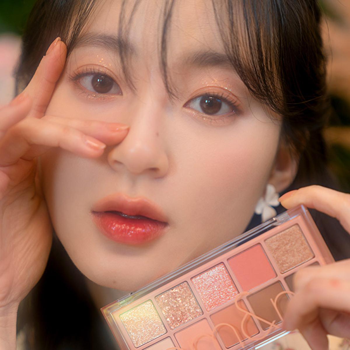rom&nd Better Than Palette: Rosebud Garden Eyeshadow Palette - Korean Makeup, Matte & Shimmer, Long-Lasting Color