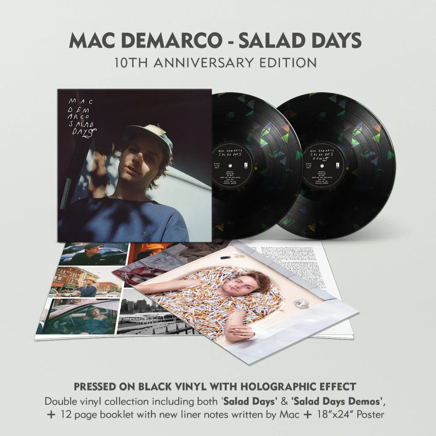 Mac Demarco - Salad Days: 10th Anniversary Edition (Holographic Effect Vinyl) (2 LP) - PhishStones Products
