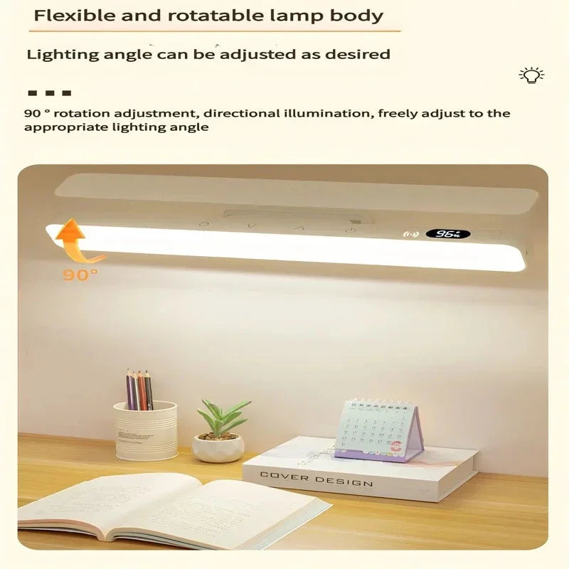 Magnetic Touch LED Desk Lamp Rechargeable USB - C Night Light 5 Color Temps 360° Rotating Bedside & Cabinet Light - PhishStones Products