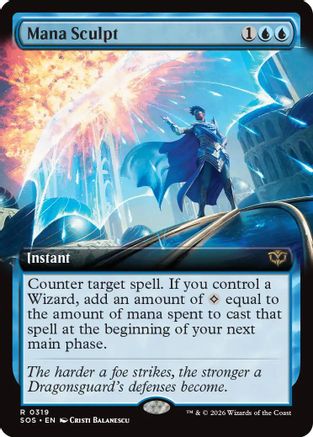 Mana Sculpt (Extended Art) (SOS - 319) - Secrets of Strixhaven - PhishStones Products