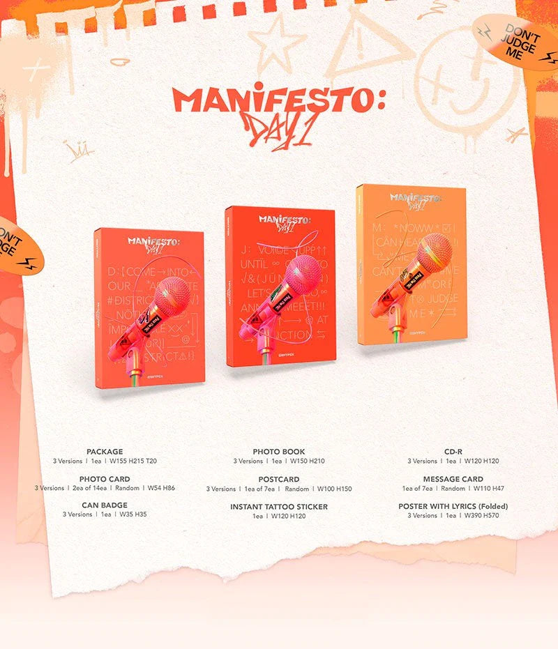 ENHYPEN Album - Manifesto : Day 1