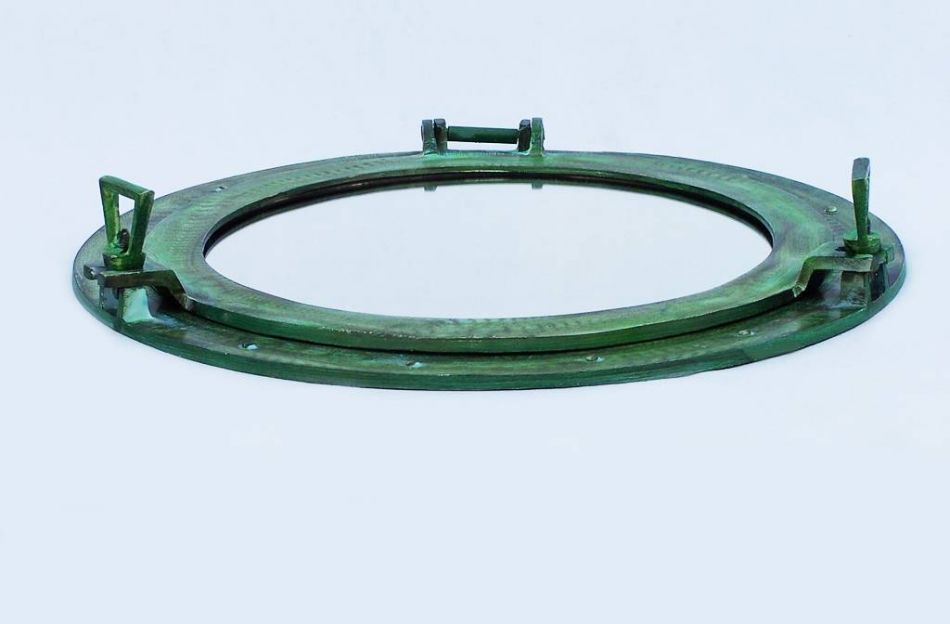 Brass Deluxe Class Titanic Shipwrecked Decorative Ship Porthole Window 17""