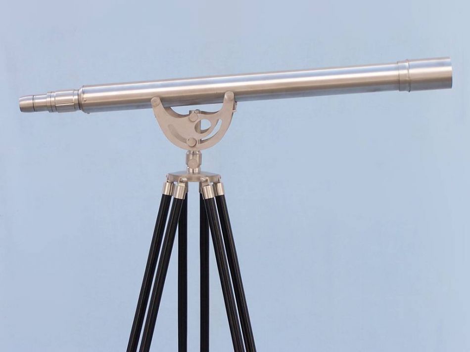 Floor Standing Brushed Nickel Anchormaster Telescope 65""