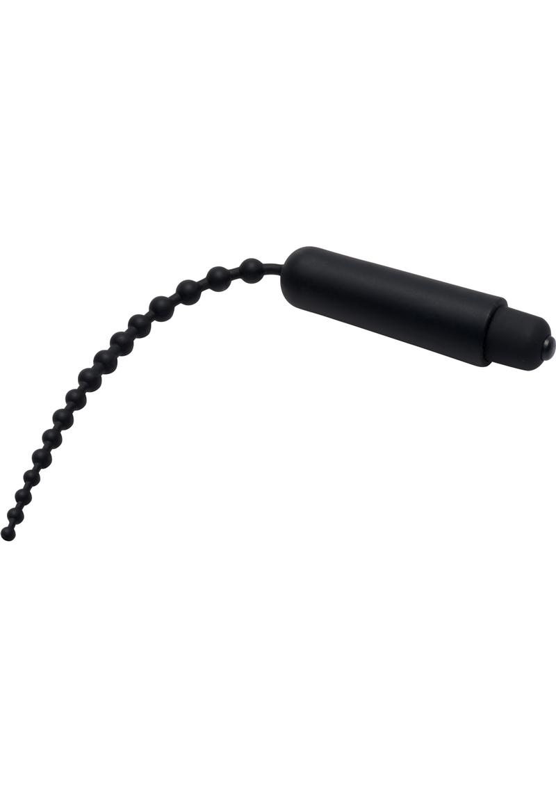Master Series Dark Rod Vibrating Beaded Silicone Sound - PhishStones Products