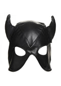 Master Series Dungeon Demon Bondage Hood with Horns