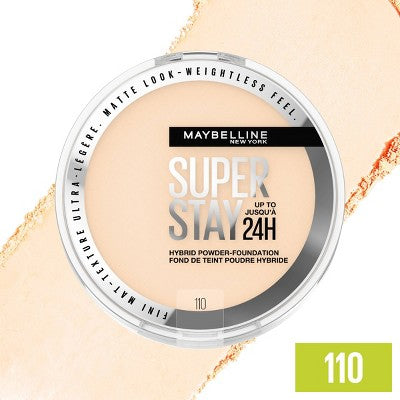 Maybelline Super Stay Matte 24HR Hybrid Pressed Powder Foundation 110 0.21 oz - New - PhishStones Products