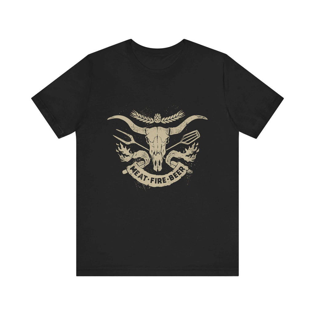 Meat Fire Beer BBQ T-Shirt