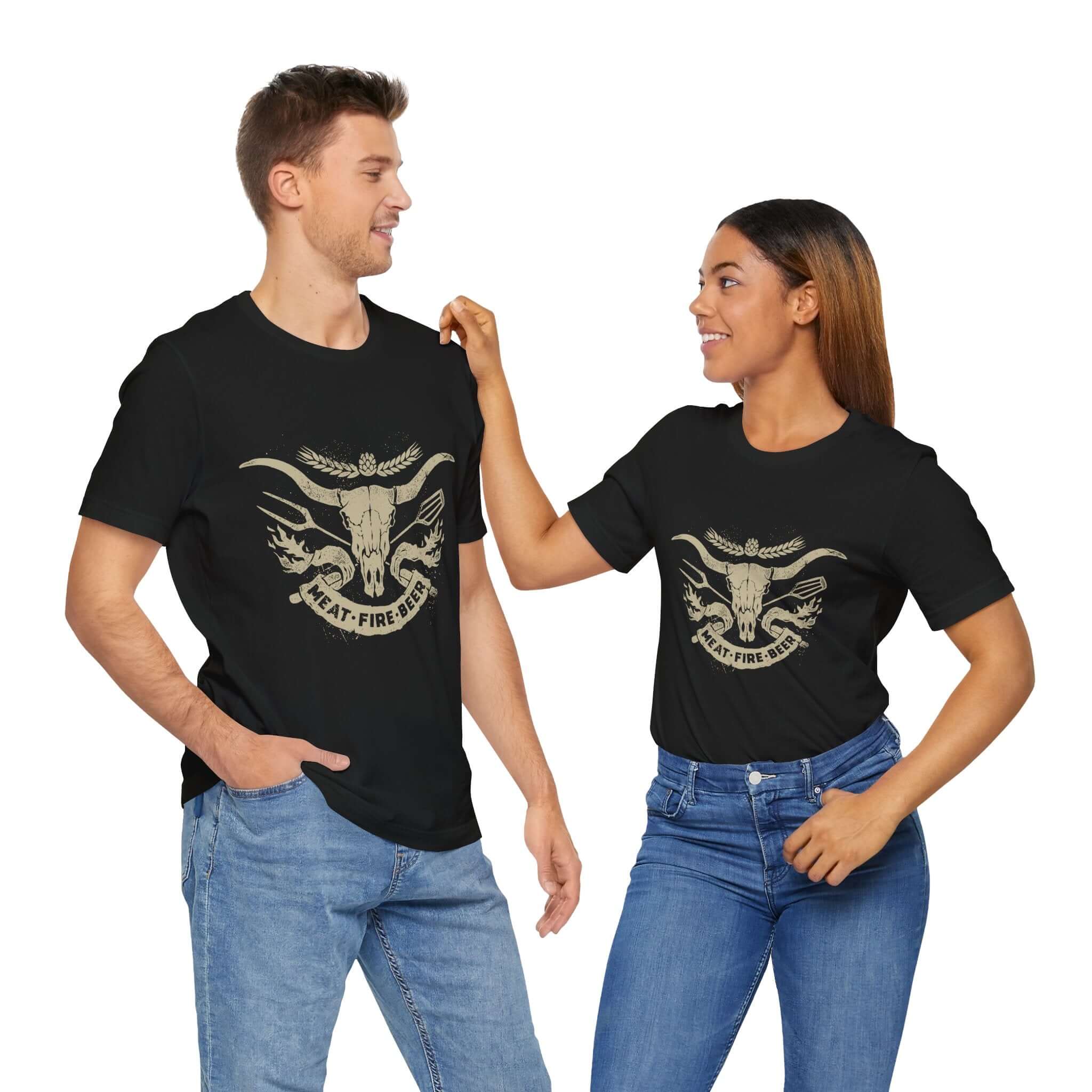 Meat Fire Beer BBQ T-Shirt