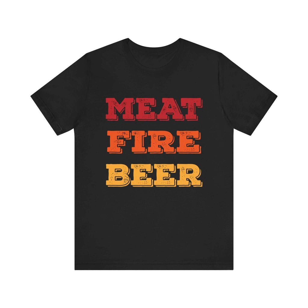 Meat Fire Beer BBQ T-Shirt