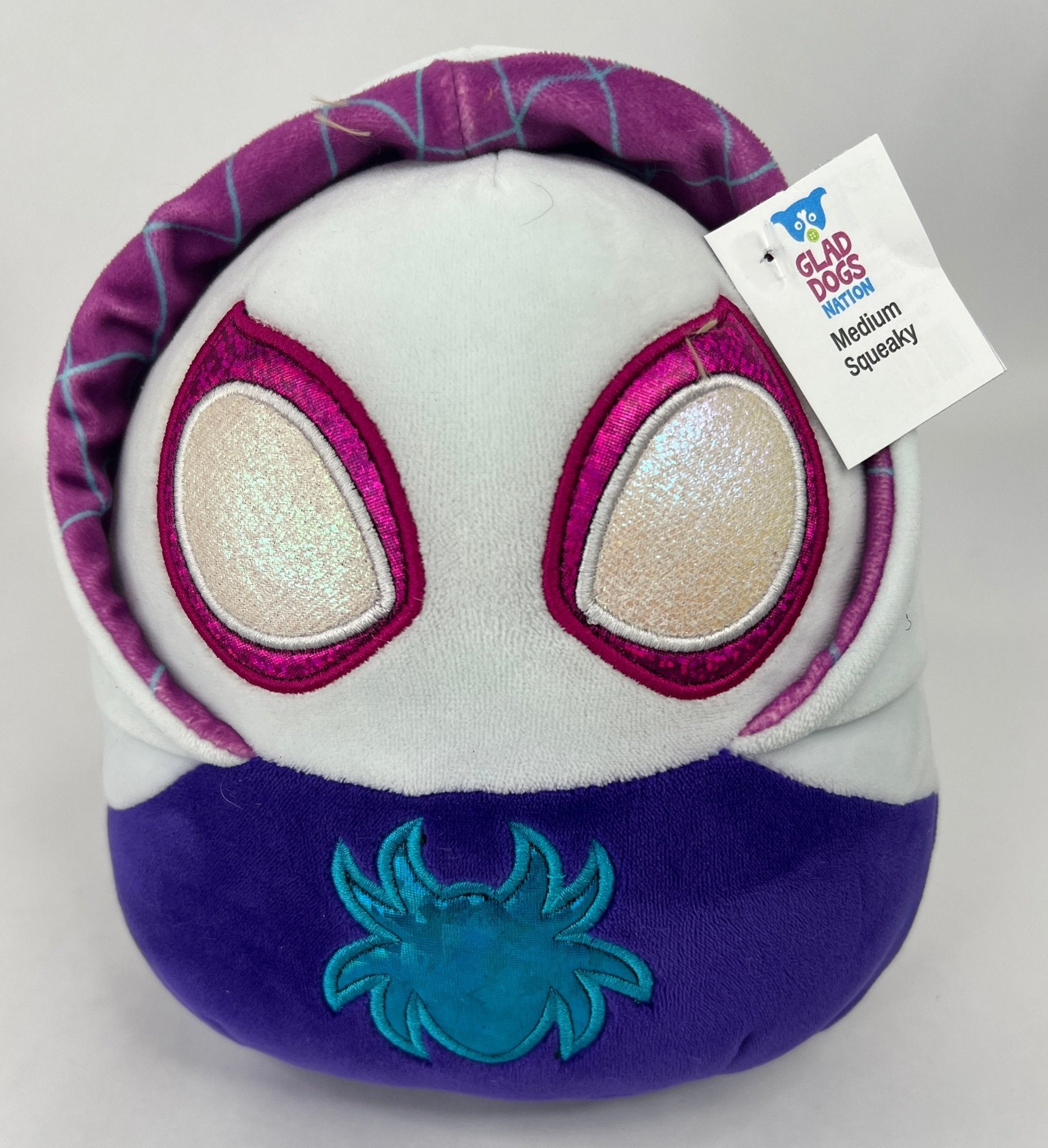 BOGO! Medium Squishy Cuddlers Super Soft Plush Pet Toys: Squeak & NO Squeak