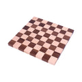 Maple/Walnut Hardwood Chess and Checkers Wooden Game Board
