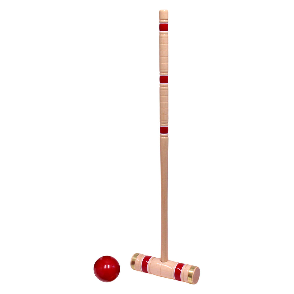 Deluxe 8-Player Croquet Game Set - Choose a Storage Option - Wooden Holder or Duffel Carry Bag