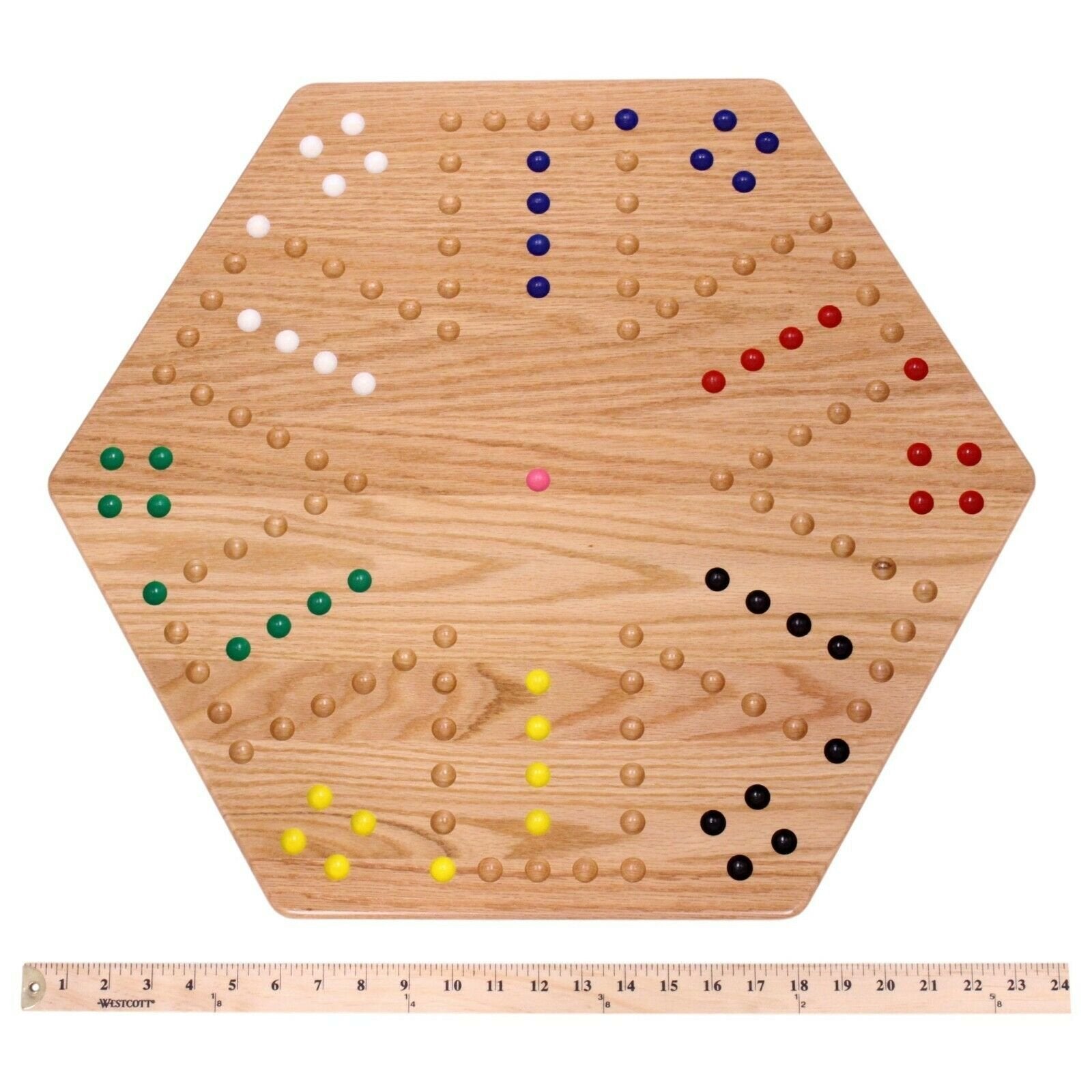 Aggravation Wahoo Marble Board Game, Double-Sided