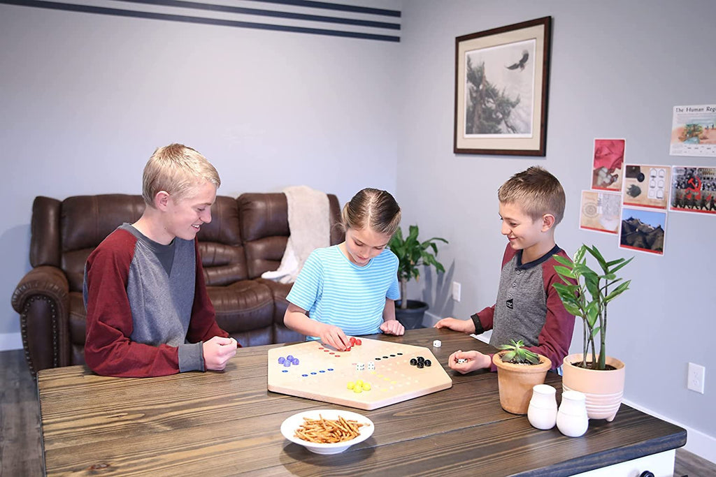 Aggravation Wahoo Marble Board Game, Double-Sided