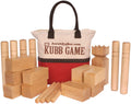 Amish-Made Deluxe Maple Hardwood Kubb Game with Clear Protective Finish, Regulation Size