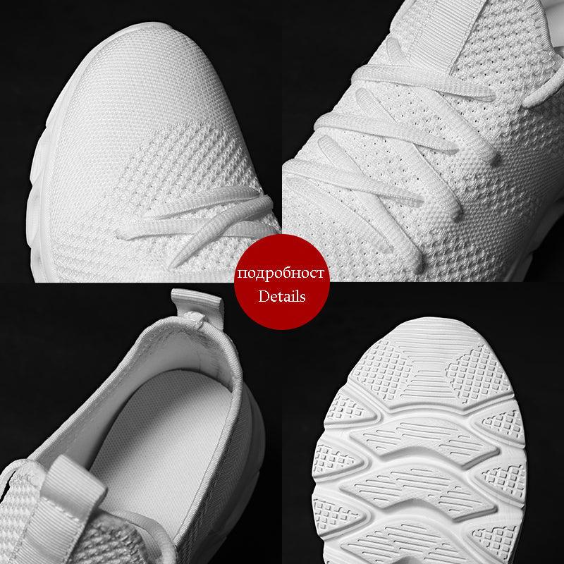 Mens Black Sneakers Casual Summer High Quality Mesh Sneakers Lightweight Breathable Mesh Sneakers Fashion Tennis Breathable Walking Gym Work Sneakers