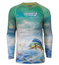 Men's Bull Dolphin L/S UV Fishing Shirt - PhishStones Products