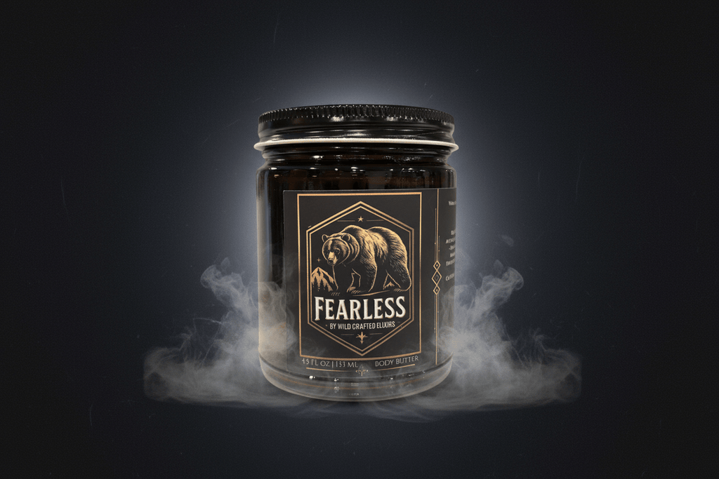 Men's Fearless Body Butter - Rich Deep Moisturizer for Dry, Rough Skin (4.5 fl oz) - PhishStones Products