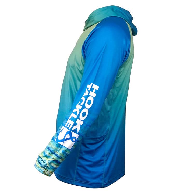 Men's Mahi Camo UV Fishing Hoodie Gaiter - PhishStones Products