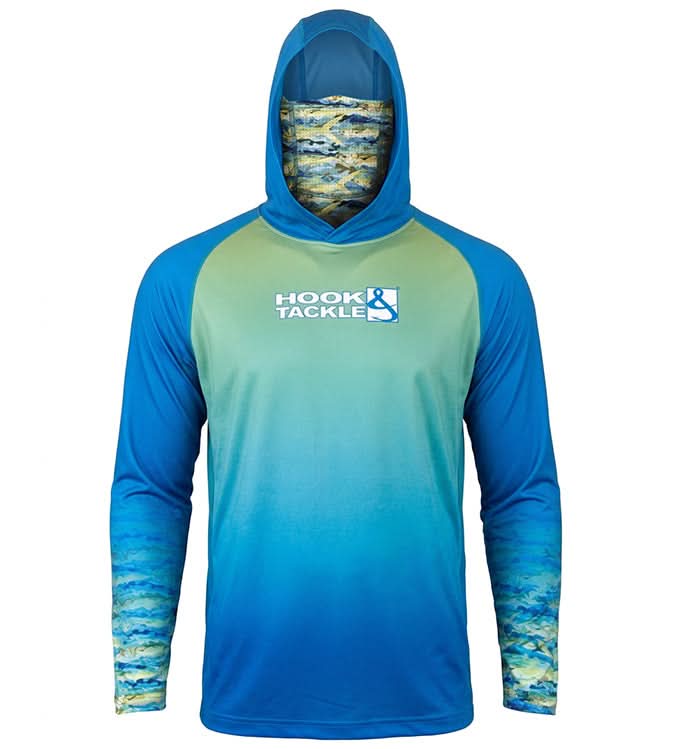 Men's Mahi Camo UV Fishing Hoodie Gaiter - PhishStones Products