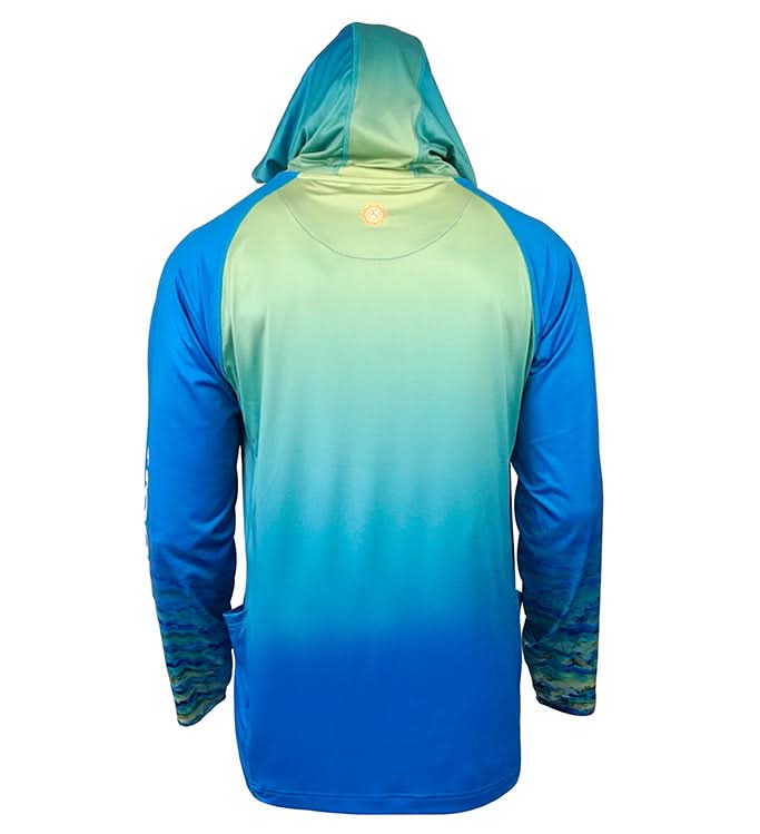 Men's Mahi Camo UV Fishing Hoodie Gaiter - PhishStones Products